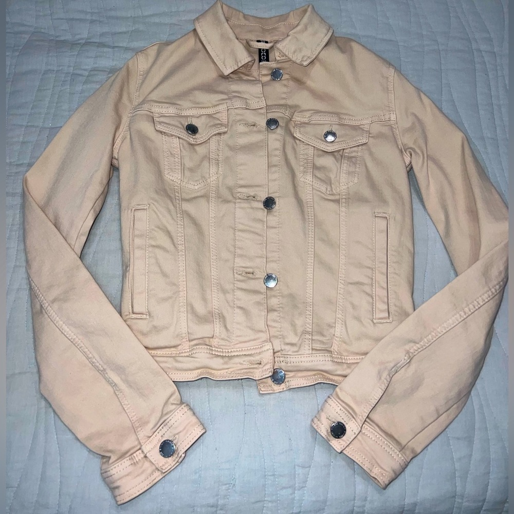 Denim beige jacket